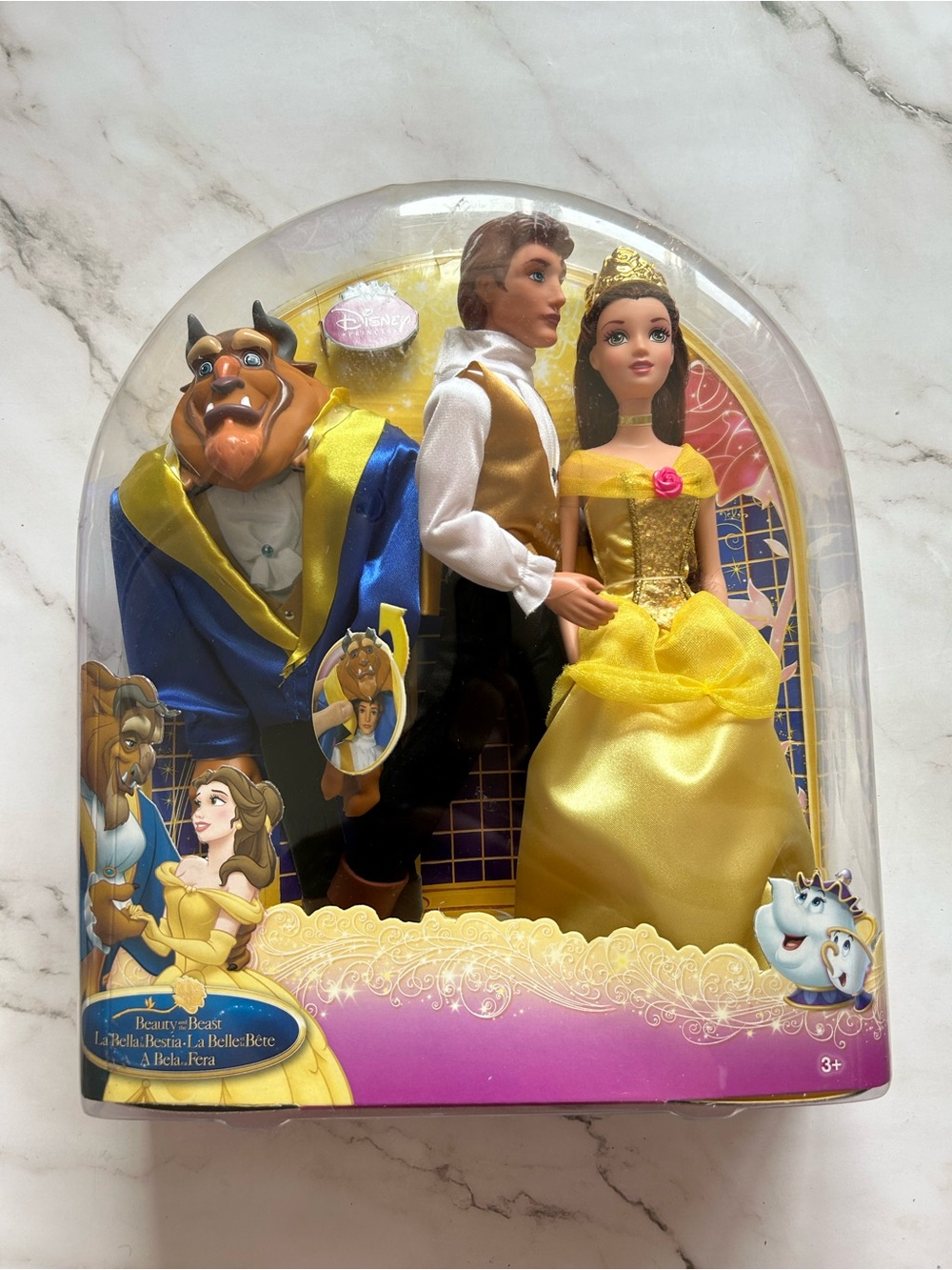 Disney Princess European Exclusive Beauty And The Beast Belle and Beast Doll Set